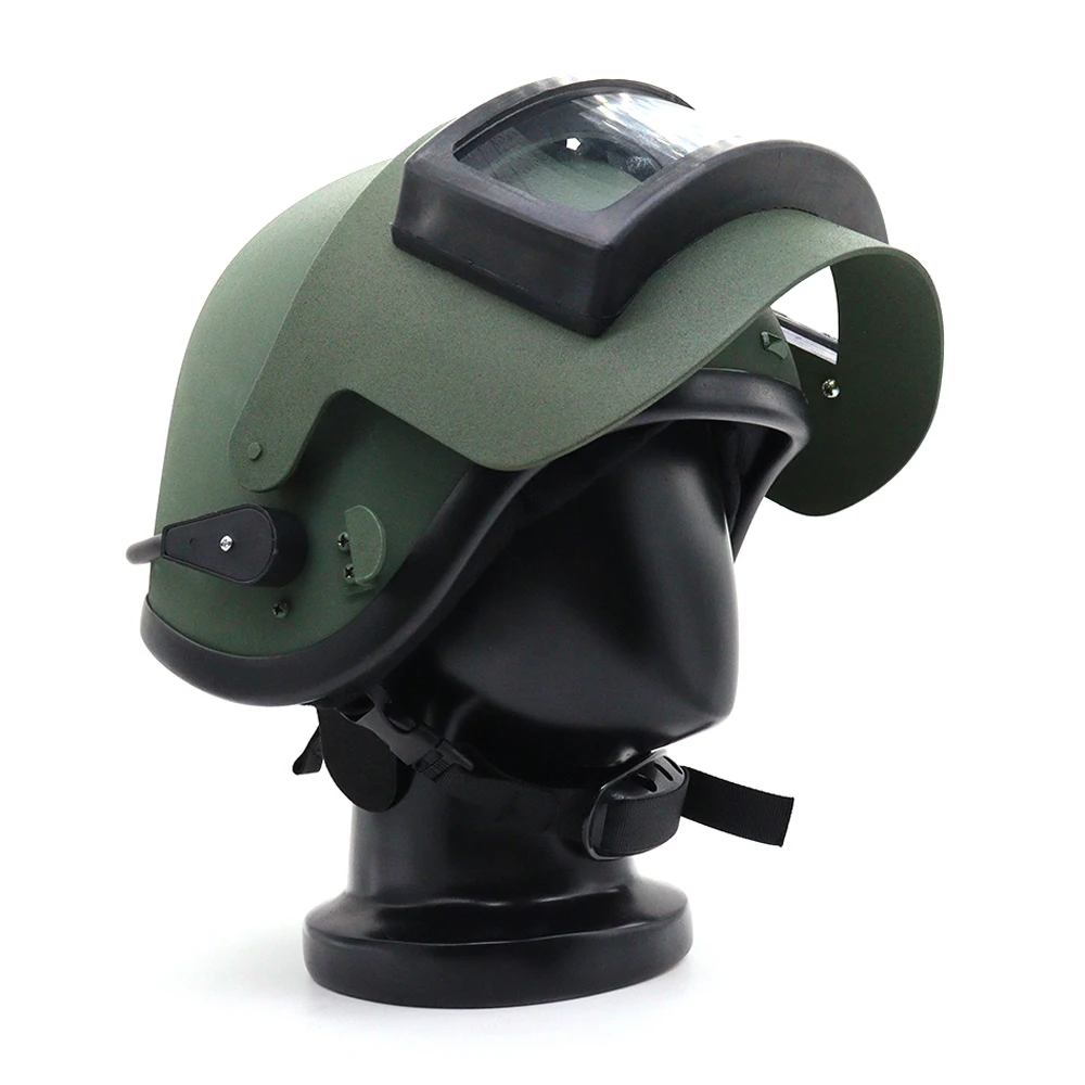 Casco táctico Takov K63 verde hierba/negro