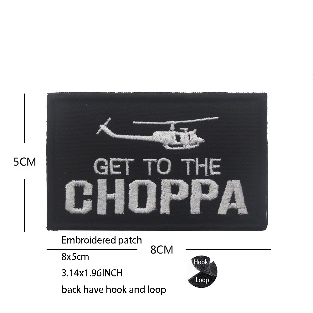 Parche bordado letras MOM para mochila chaqueta y ropa táctica - imagen 3