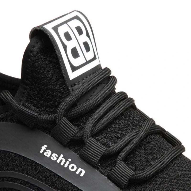 Zapatillas deportivas negras transpirables con amortiguación ligera - imagen 4