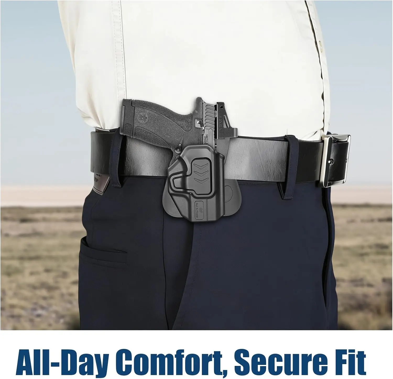Funda OWB Smith & Wesson Bodyguard retención reforzada mano derecha - imagen 4