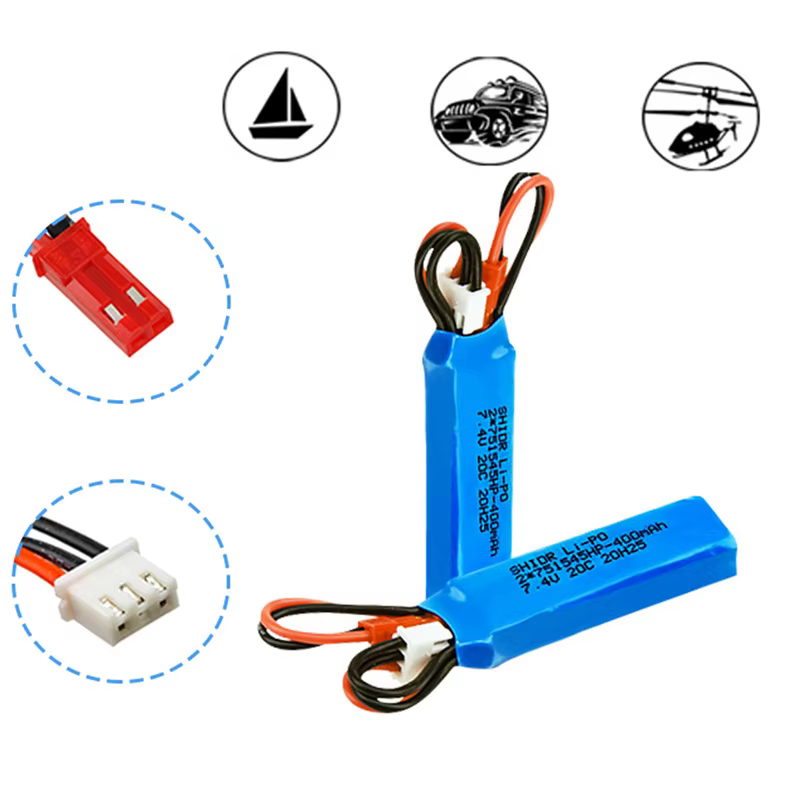 Batería LiPo 7,4V recambio para coche teledirigido – Modelos P929 a P989 - imagen 4