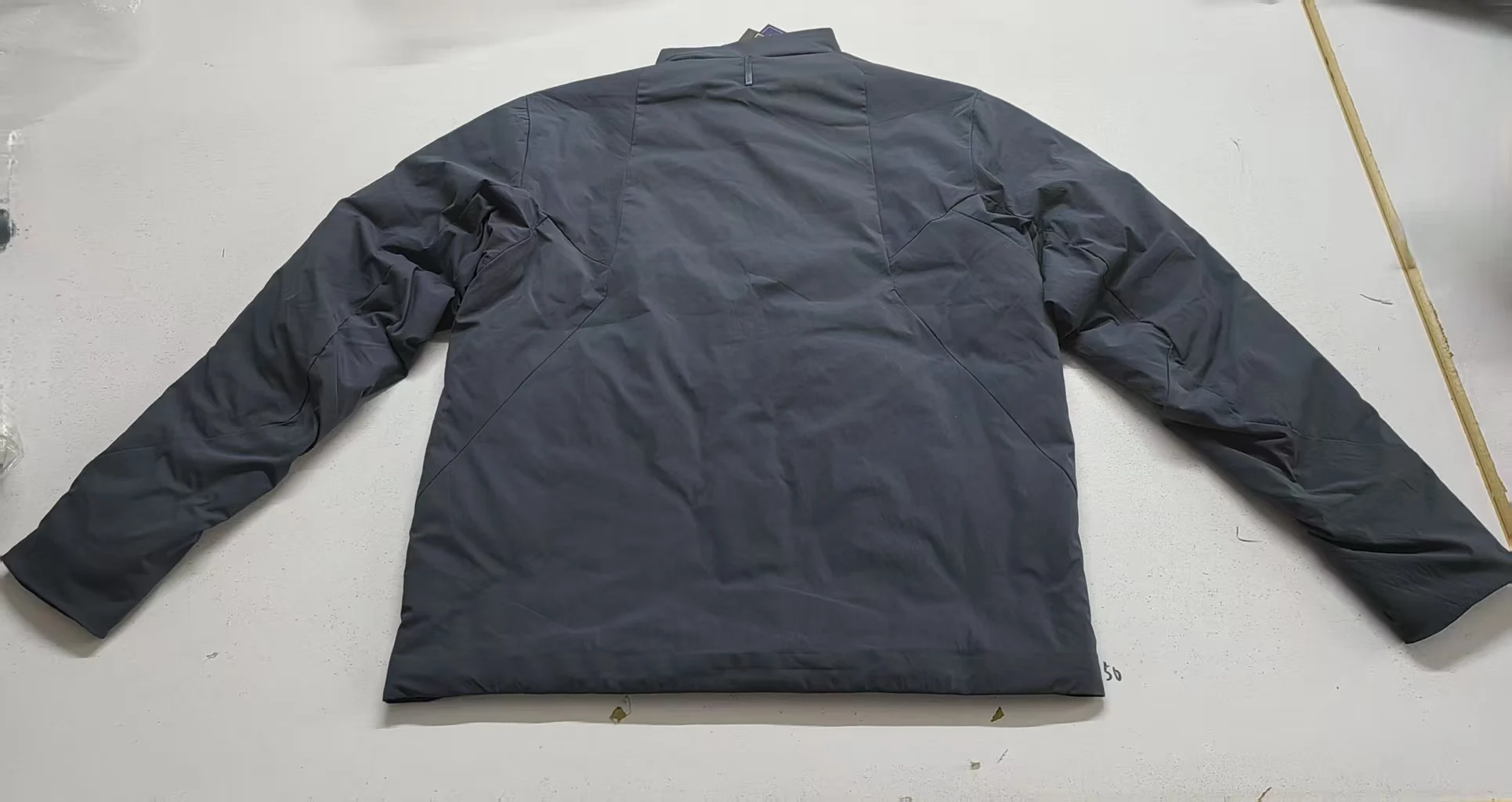 Chaqueta impermeable y cortavientos algodón hombre cuello alto – Outdoor ligero - imagen 5