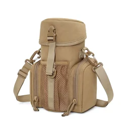 Riñonera MOLLE táctica para botella de agua con soporte móvil