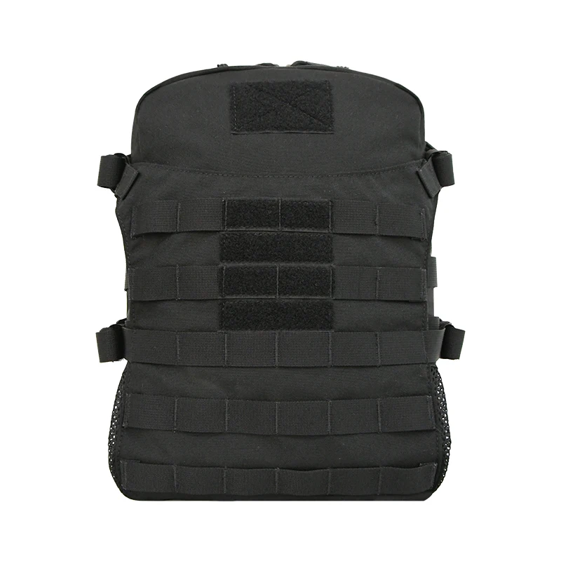 Bolsa de hidratación táctica MOLLE con solapa para casco mochila