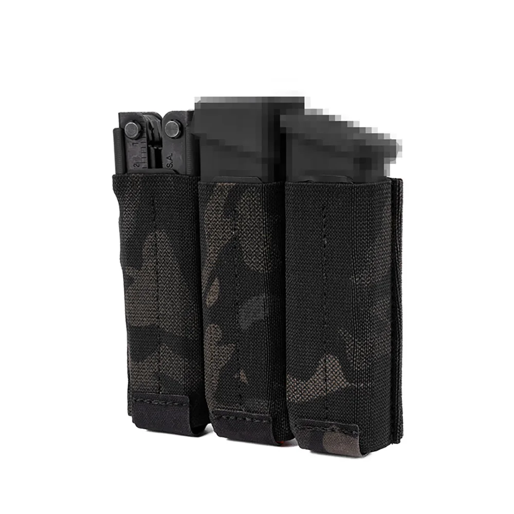 Funda para cargadores de pistola MOLLE, liberación rápida táctica - imagen 5