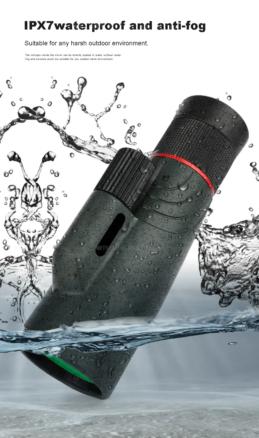 Clip para teléfono acoplado al monocular