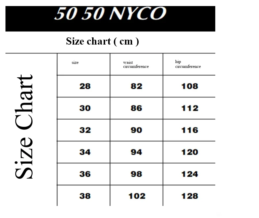Tabla de tallas para shorts