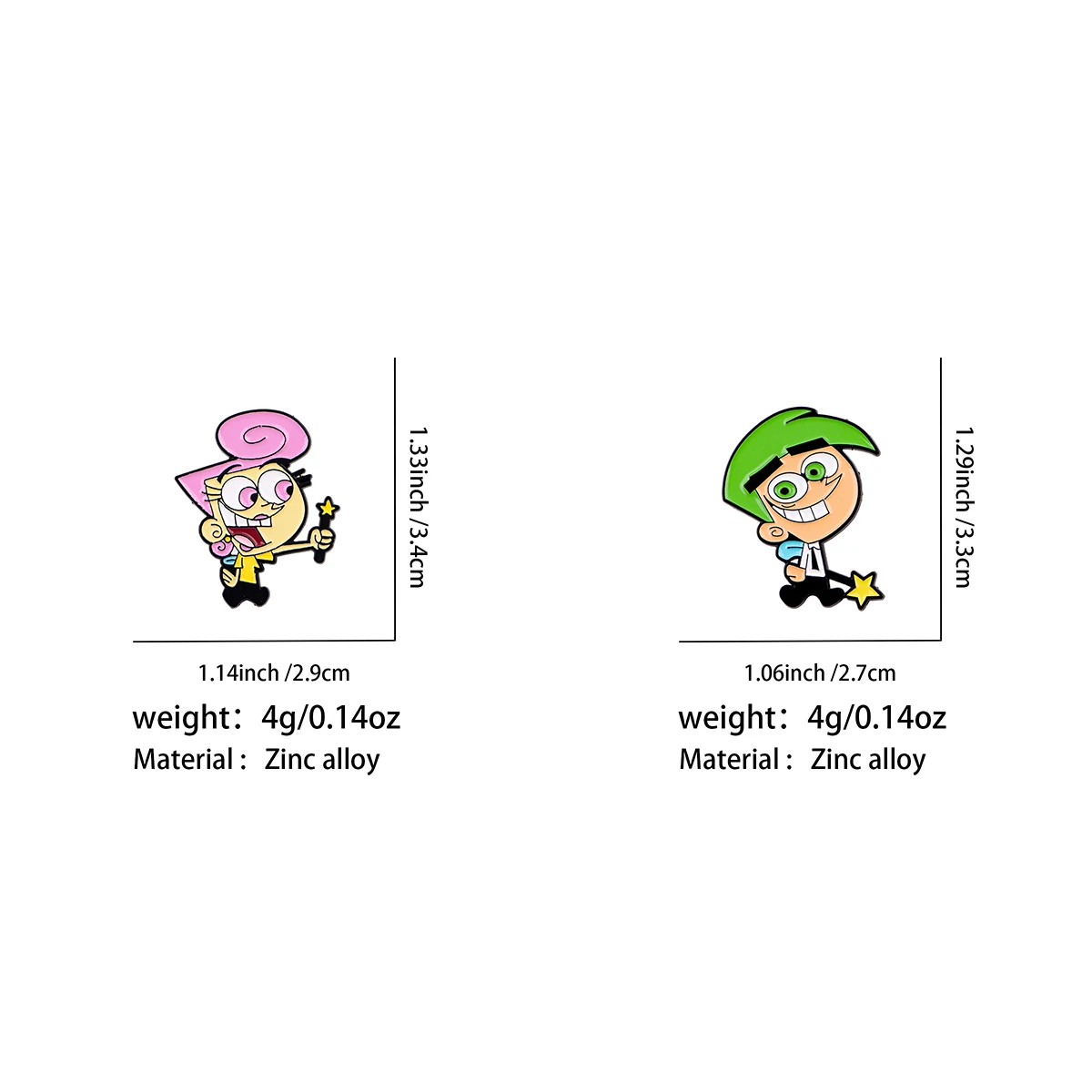 Pin infantil y juvenil para decorar ropa