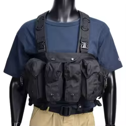 Chaleco táctico AK MOLLE portacargadores para airsoft