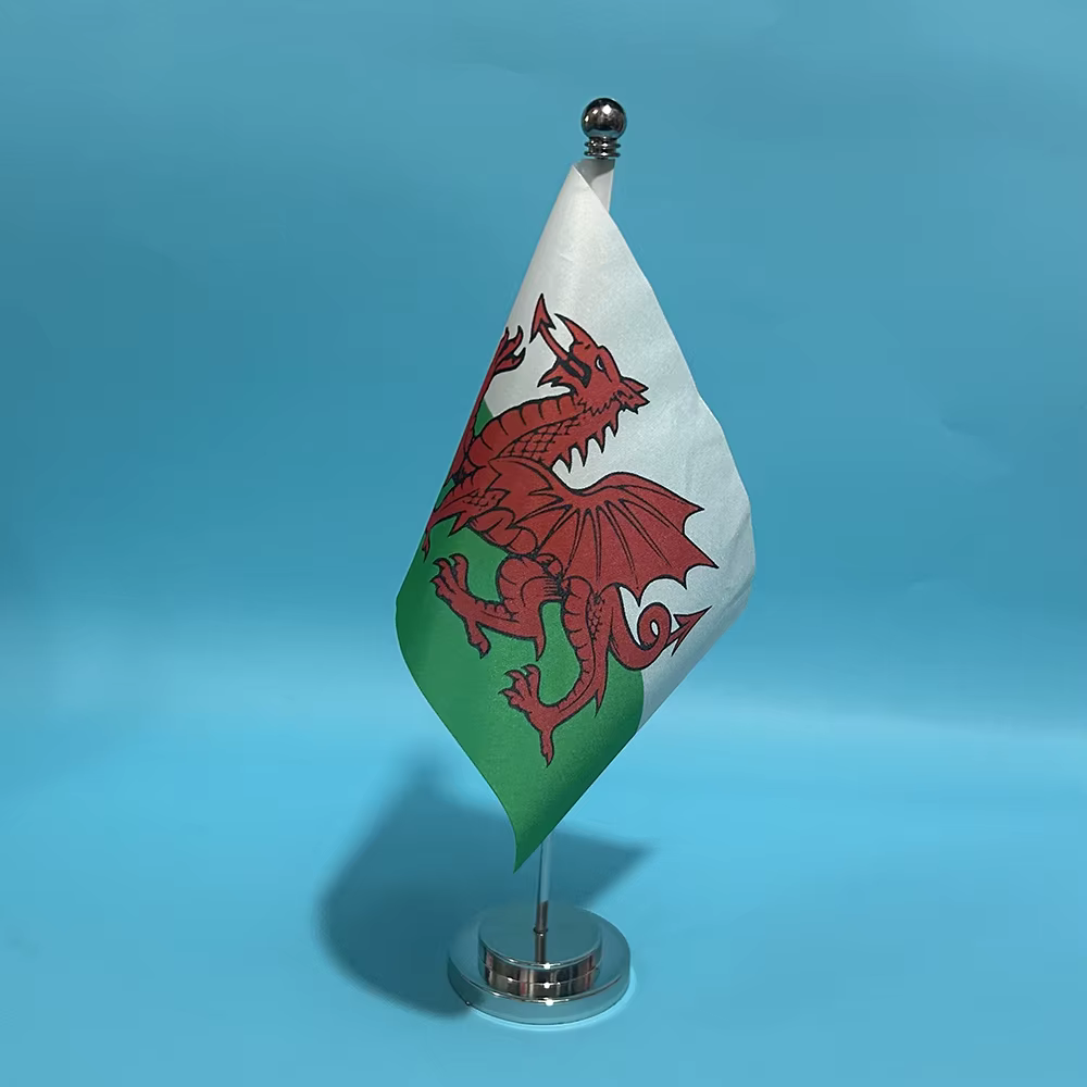 Bandera de escritorio lista para exhibir