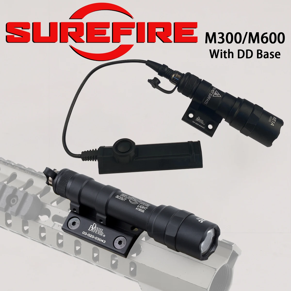 Base de montaje táctica LAMBUL Surefire M300 M600