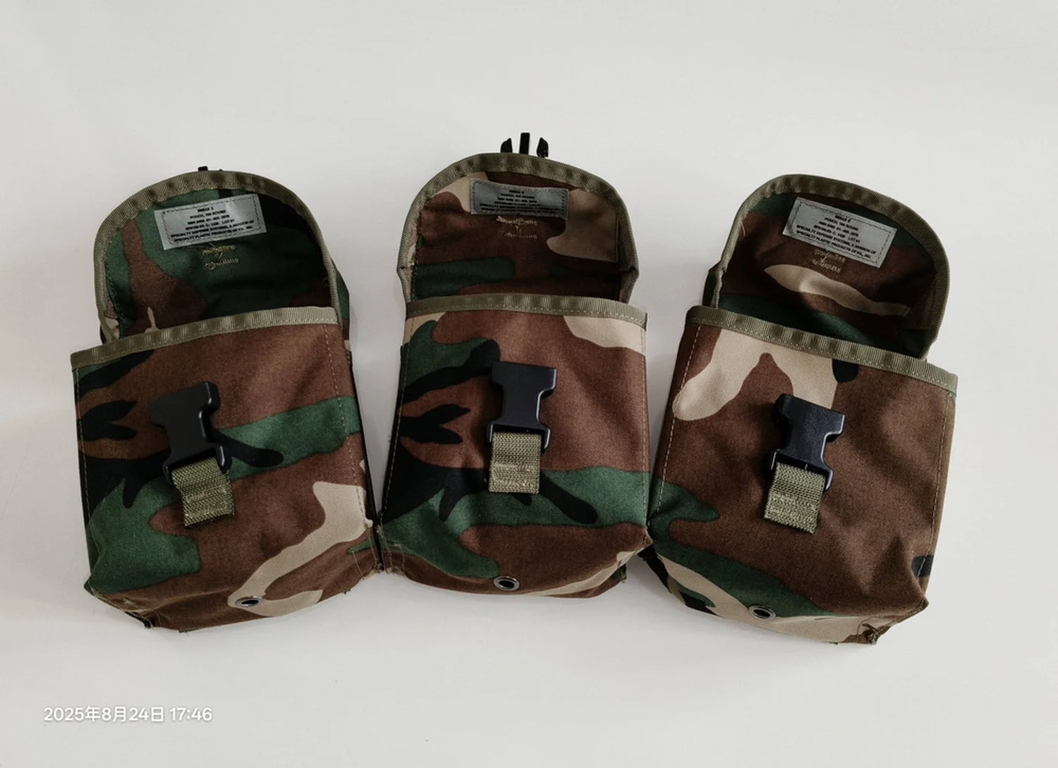 Bolsa de munición MOLLE camuflaje selva con soporte interno - imagen 2
