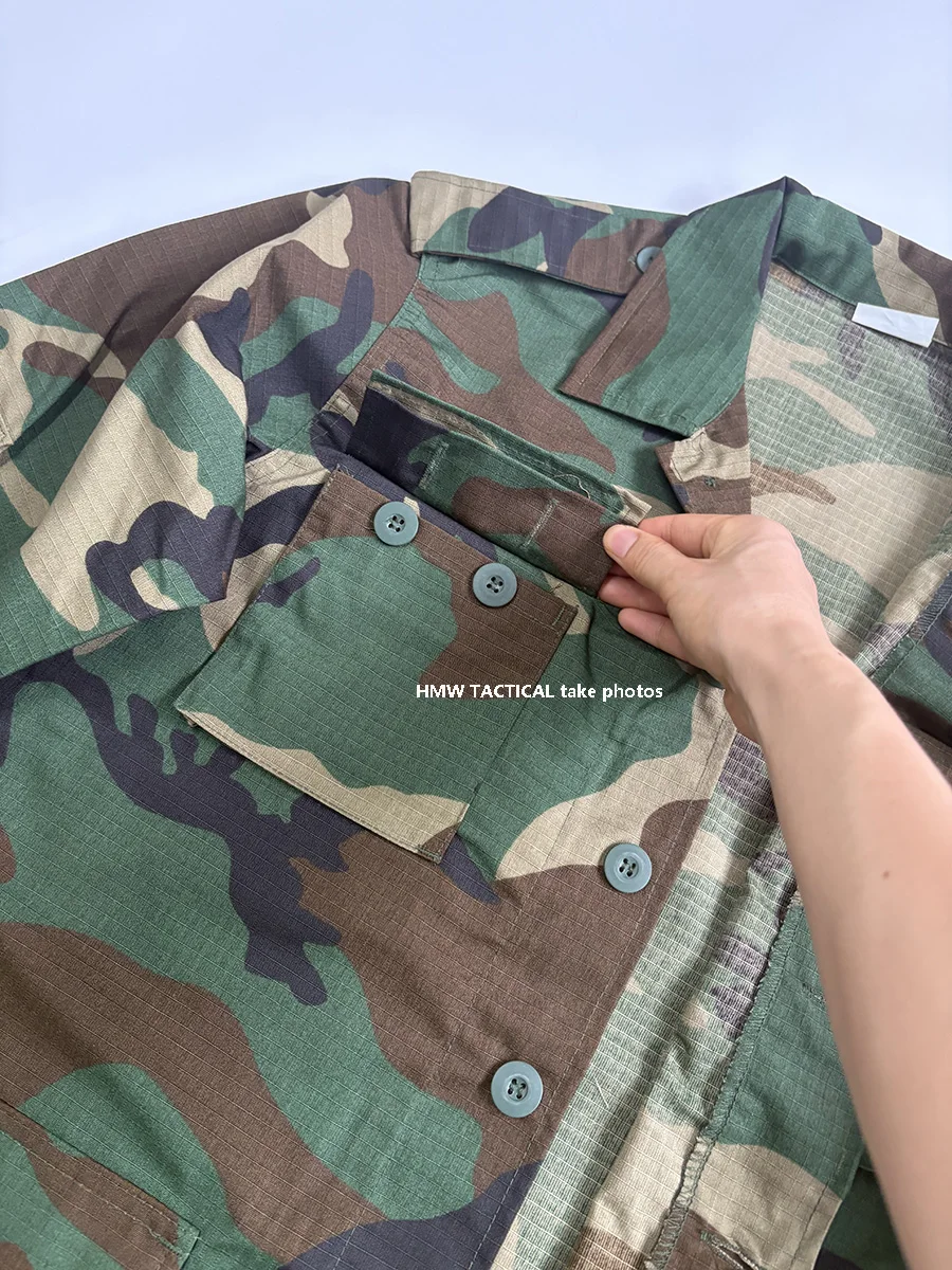 BDU camuflaje M81 Woodland resistente al desgaste para hombre - imagen 3