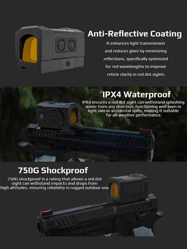 Victoptics Mira punto rojo ACRO AR/PCC Airsoft compatible - imagen 5