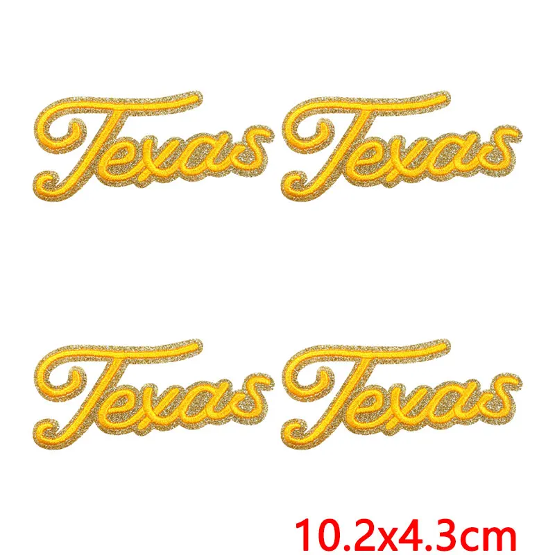 Parche bordado termoadhesivo Texas Jesus Baby, letras de fe - imagen 3