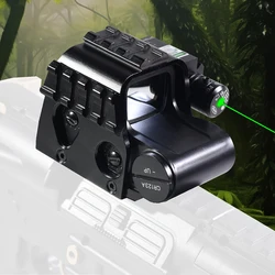 Mira táctica óptica reflex holográfica punto rojo y verde Picatinny