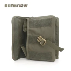 Protector facial táctico antigás MOLLE con bolsa multifuncional