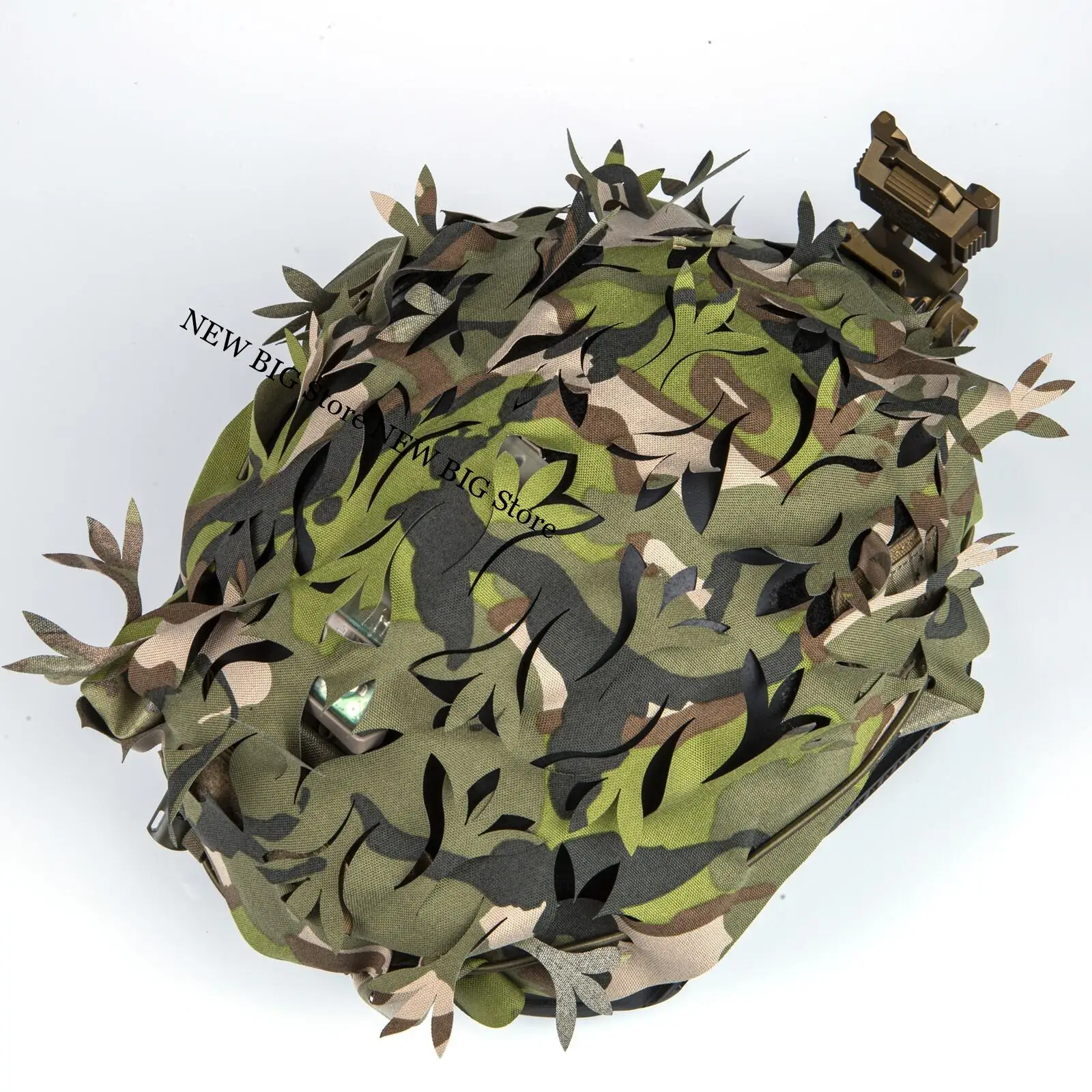 Funda casco táctica camuflaje 3D universal para airsoft y paintball - imagen 4