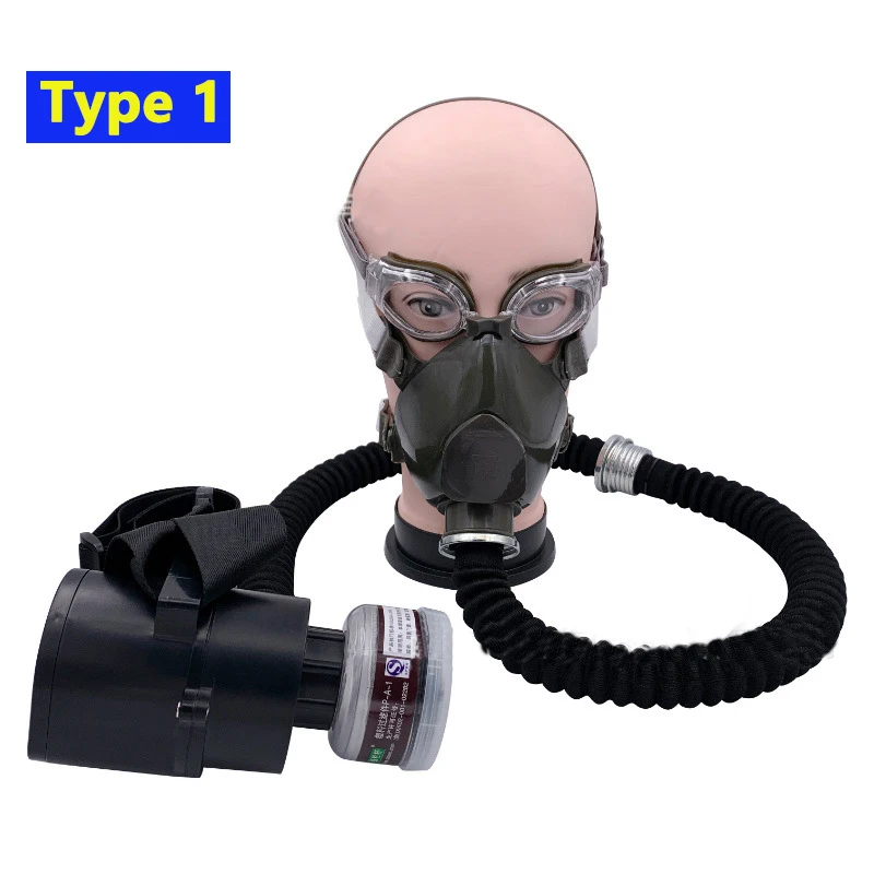 Respirador táctico cara completa con ventilación portátil - imagen 2
