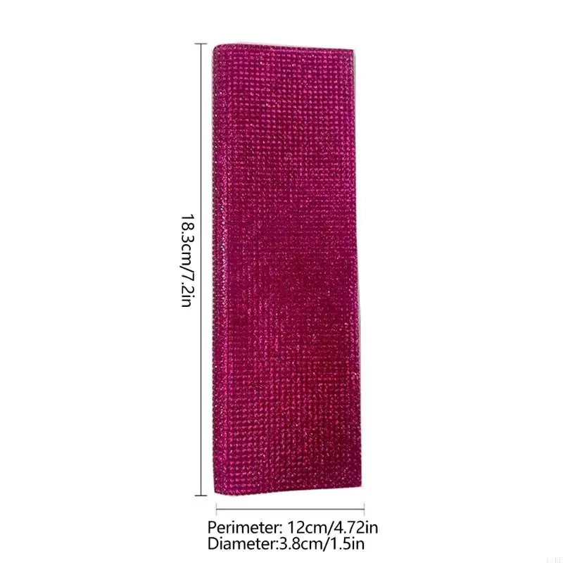 Funda brillante con pedrería para micrófono inalámbrico