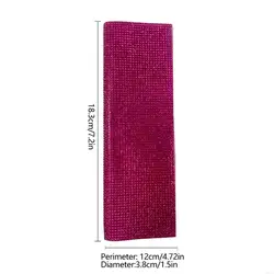 Funda brillante con pedrería para micrófono inalámbrico