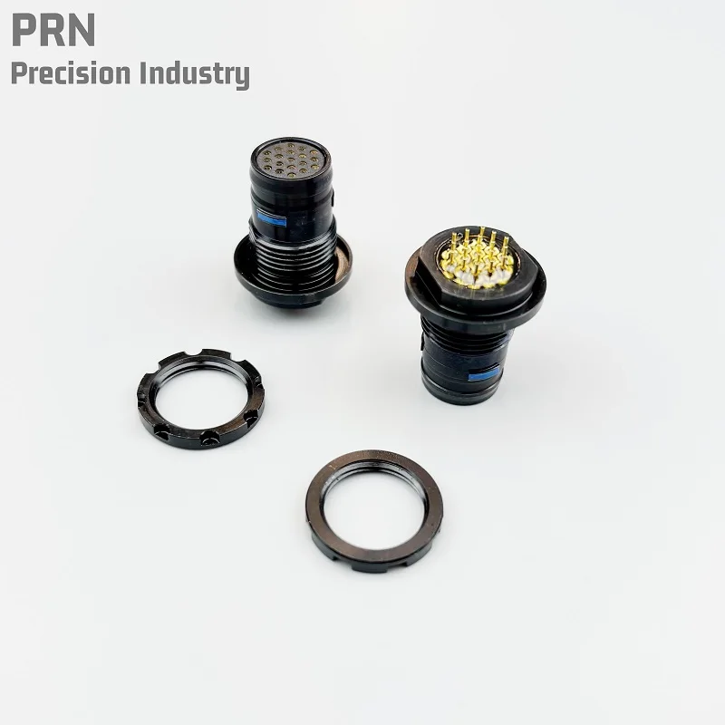 Interfaz PRC-163 de acero inoxidable con tuerca y pines