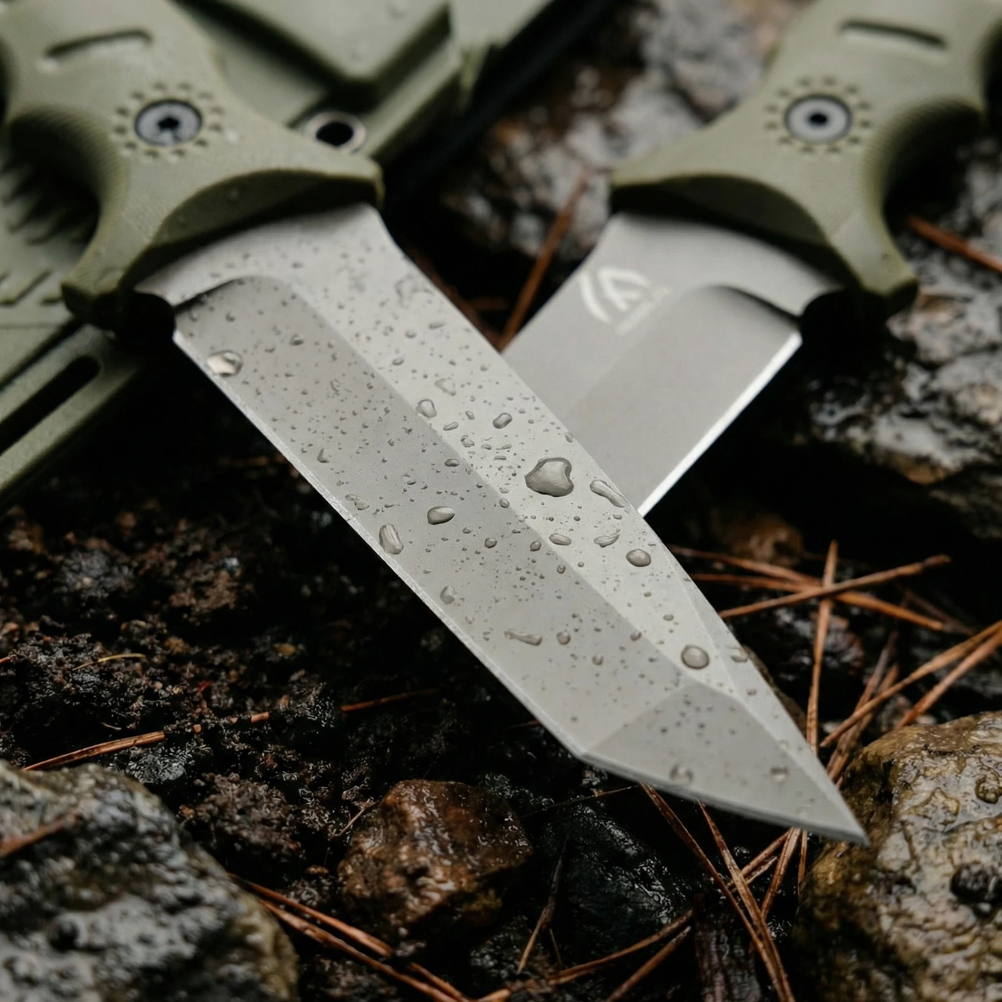 Cuchillo fijo acero alta calidad para exterior y emergencias - imagen 4