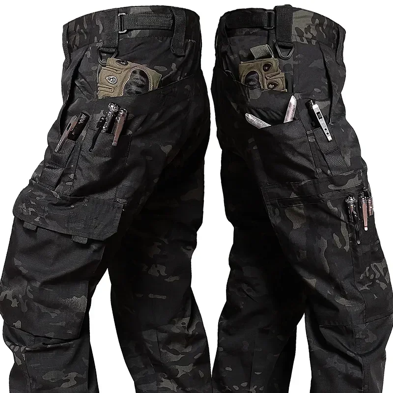 Ropa táctica airsoft hombre camisa y pantalón cargo transpirables - imagen 3