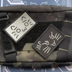 Parche táctico reflectante gato – Para mochilas y equipamiento