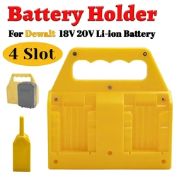 Soporte para baterías Dewalt 18V/20V con asa, portátil