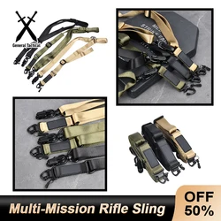 Correa Táctica WADSN MS2 para Rifle con Hebilla 1/2 Punto – Nylon con Parche