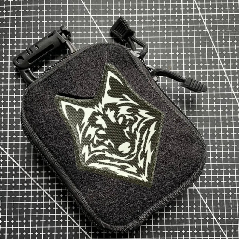 Wolf Tactics parche reflectante moral con velcro gancho y bucle - imagen 3