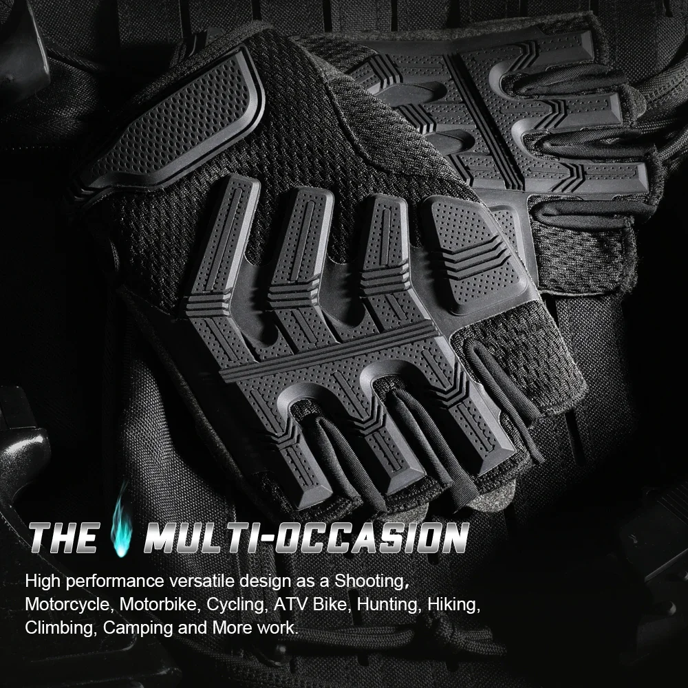 Guantes tácticos antideslizantes – Pantalla táctil, Airsoft y caza - imagen 4