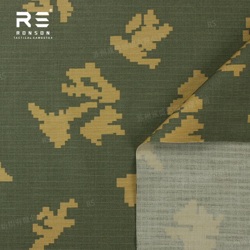 Tela táctica de camuflaje ripstop nailon-algodón para confección - imagen 3