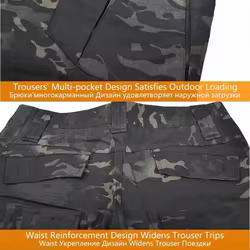 Traje táctico cargo hombre softshell con capucha y multibolsillos