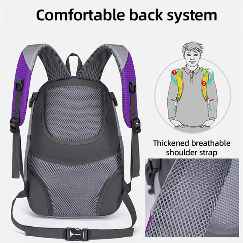 Mochila táctica de montaña ligera de gran capacidad para trekking y escalada - imagen 4