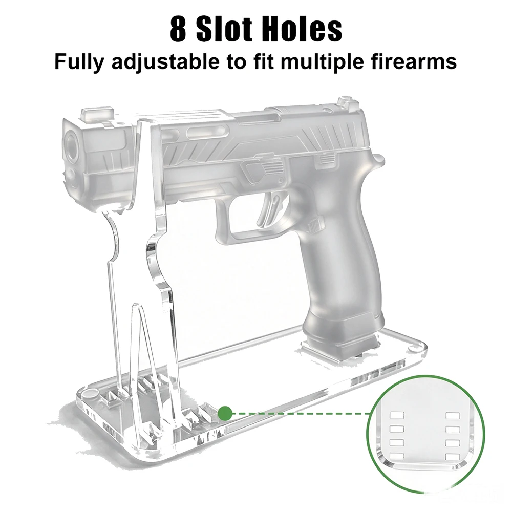 Soporte expositor de acrílico para pistola, universal y discreto - imagen 5