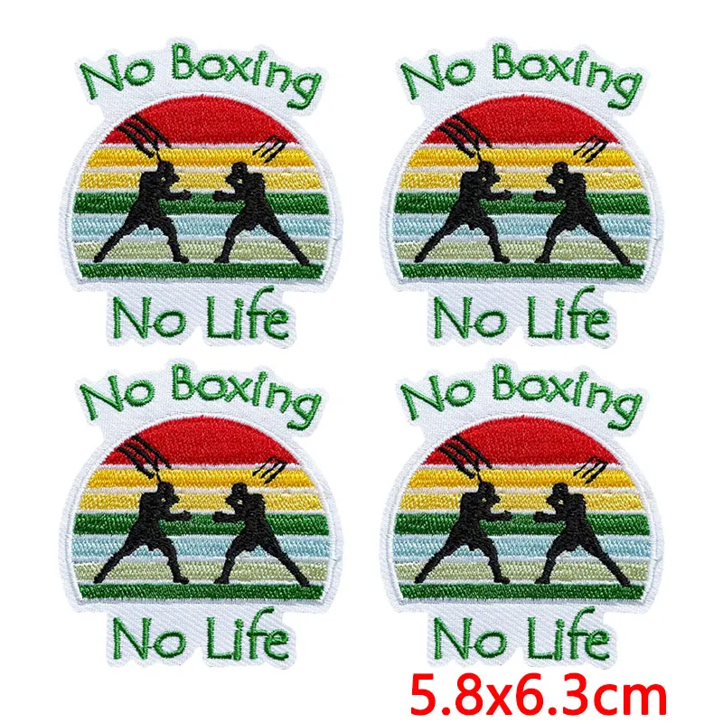 Parche bordado termoadhesivo para guantes de boxeo y ropa táctica - imagen 5