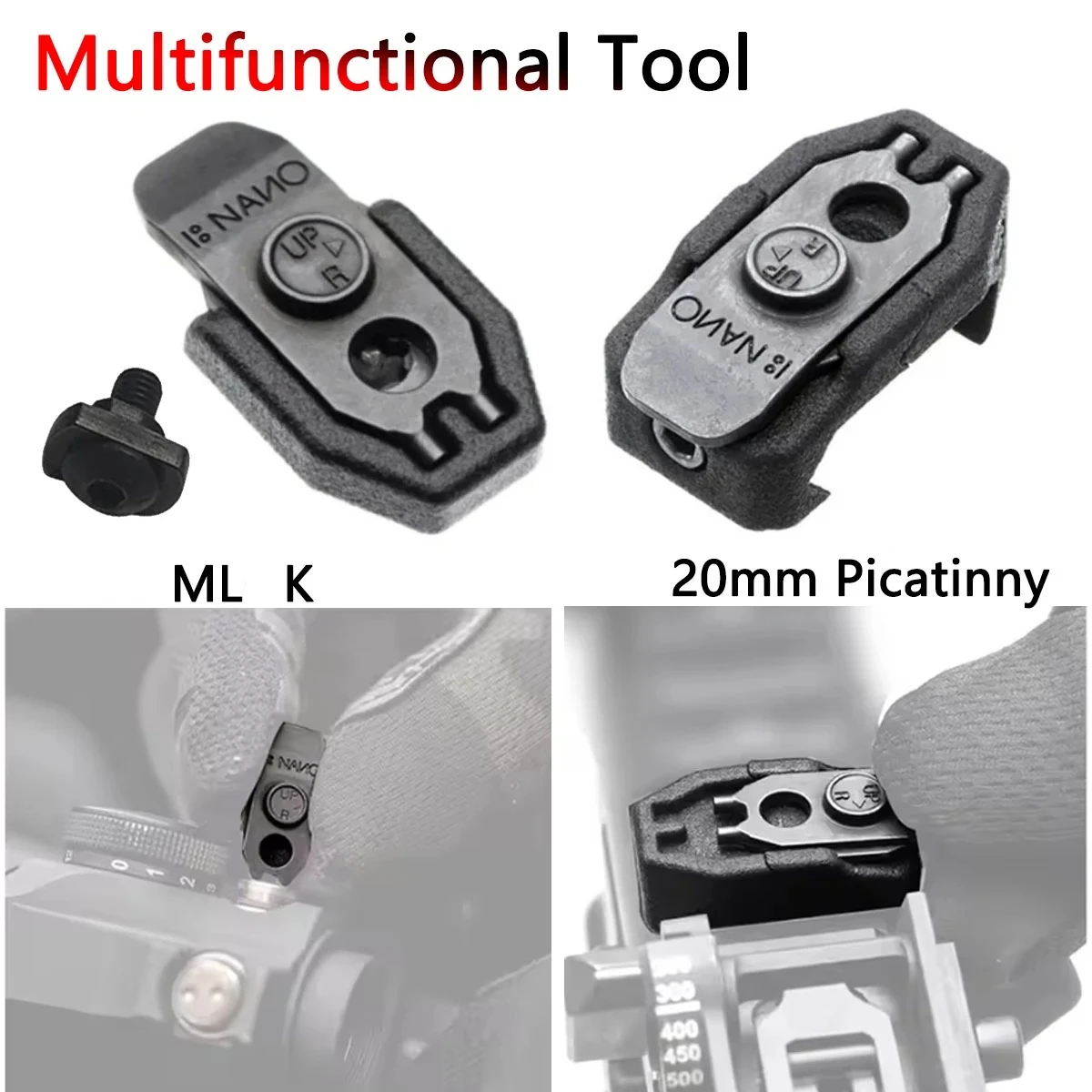 NANO Tool, herramienta multifunción para ajustar miras de punto rojo - imagen 5