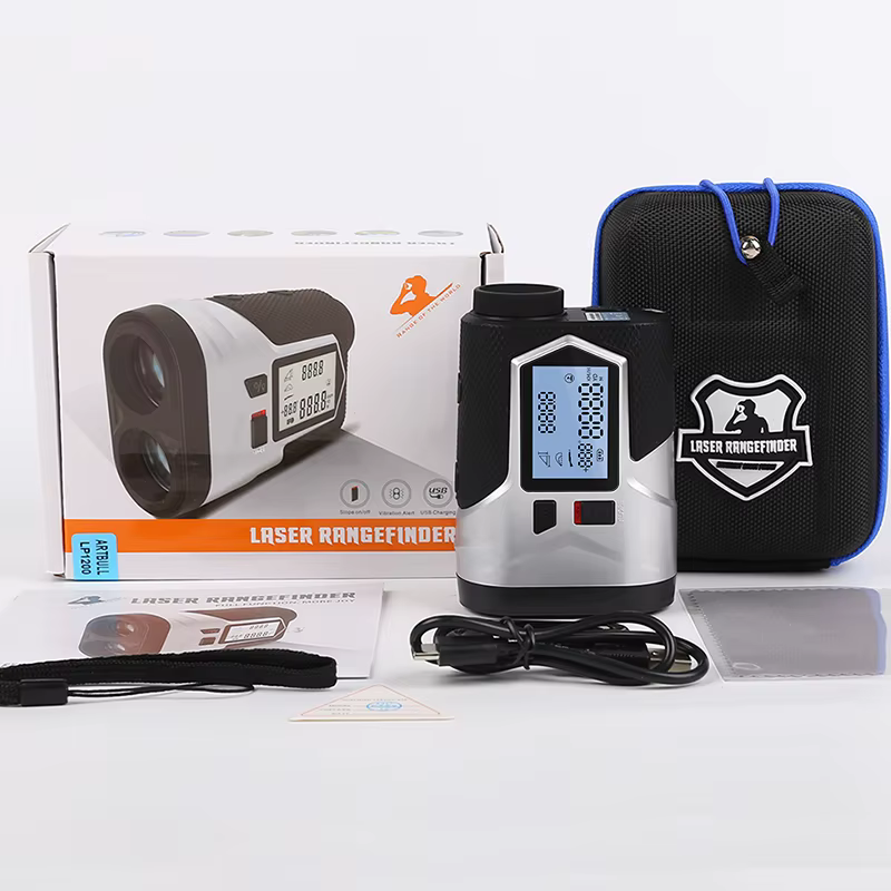 Telémetro láser golf 1200m recargable con indicador de pendiente - imagen 3