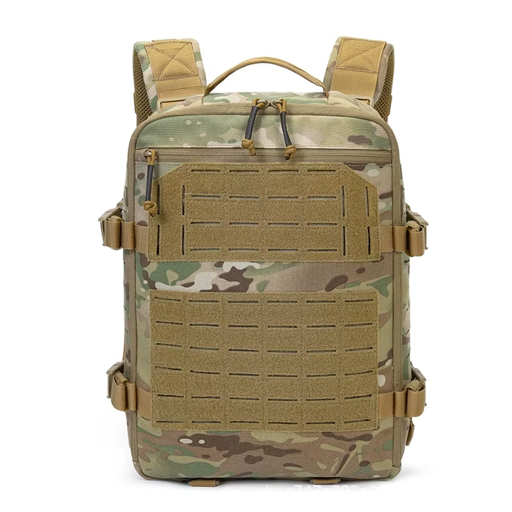Mochila táctica MOLLE con portaplacas – Nylon 1000D para chaleco - imagen 2