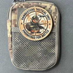 Parche táctico Sea Beaver Dambusters impreso con velcro para mochila