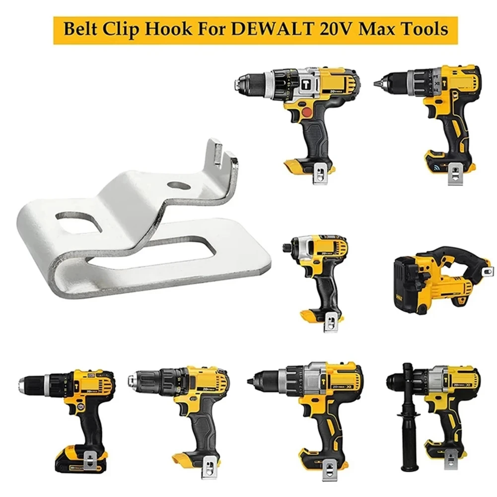 Clip portaherramientas Dewalt acero inoxidable para cinturón - imagen 2