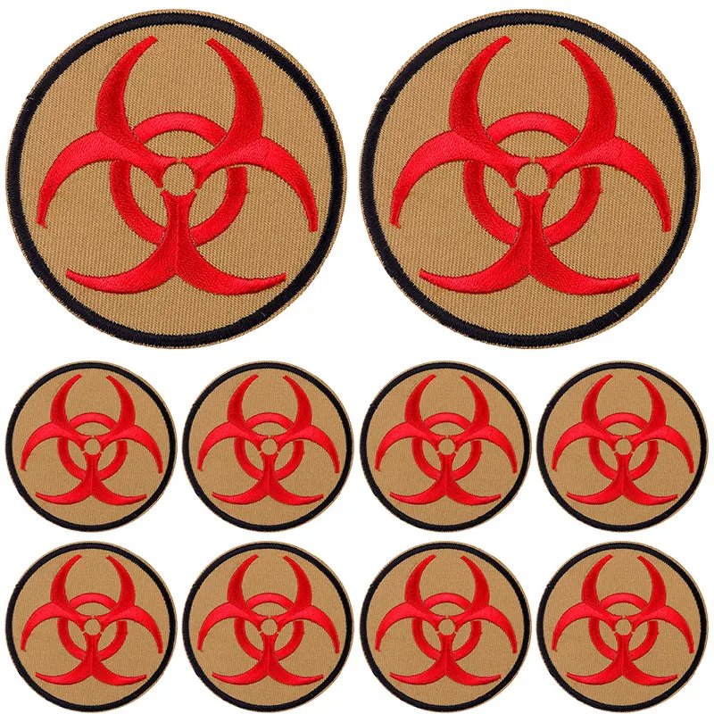 Parches bordados bioquímicos - insignias Punk termoadhesivas para ropa - imagen 5