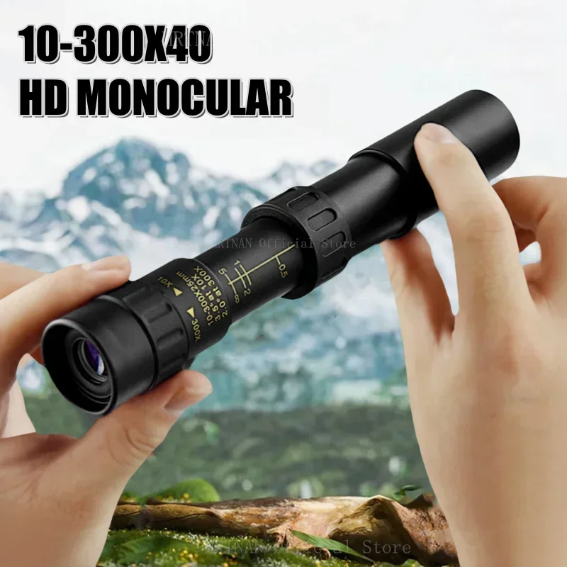 Monocular HD 4K zoom potente con prismas BAK4 para caza - imagen 4