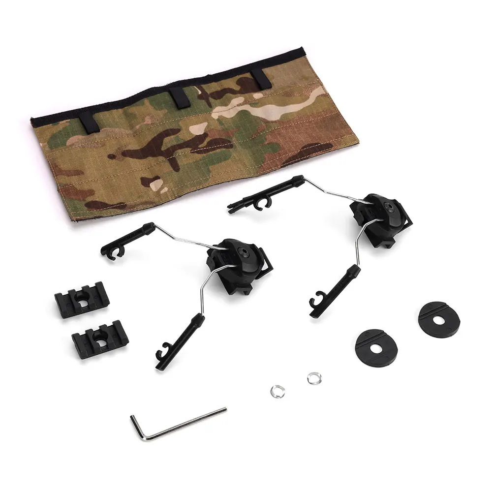 Emersongear rail casco táctico – Adaptador auriculares Comtac Airsoft - imagen 4