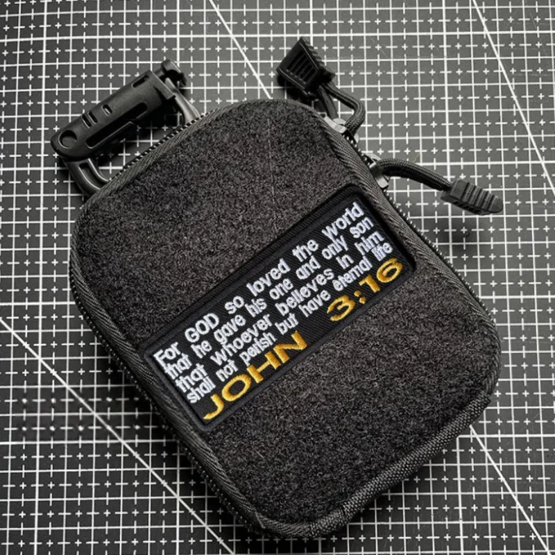 Parche táctico bordado JOHN para gancho y bucle en mochila o ropa - imagen 5