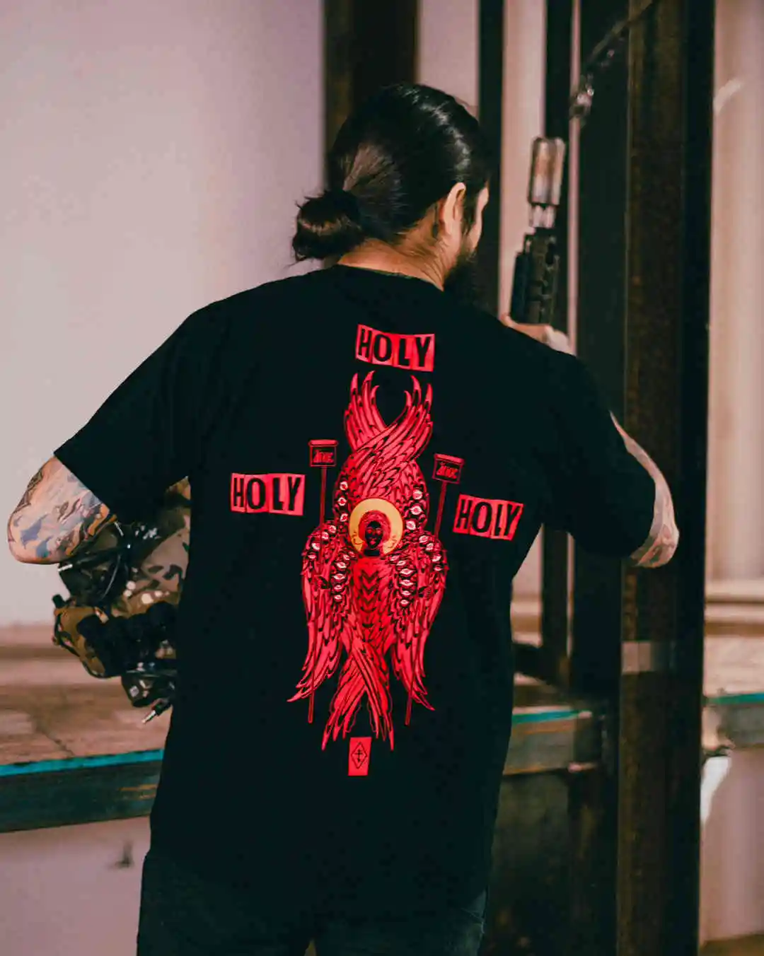 SC.IRREGULARS Camiseta táctica con estampado querubín - imagen 2