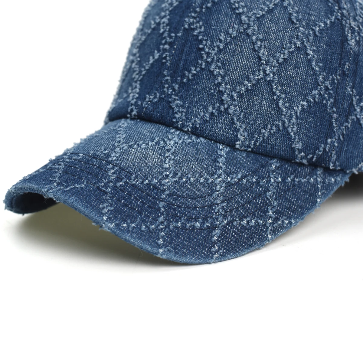 Gorra de algodón lavado perfil bajo retro vaquero ajustable - imagen 4