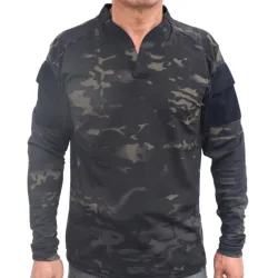Camisa táctica estadounidense manga larga transpirable secado rápido